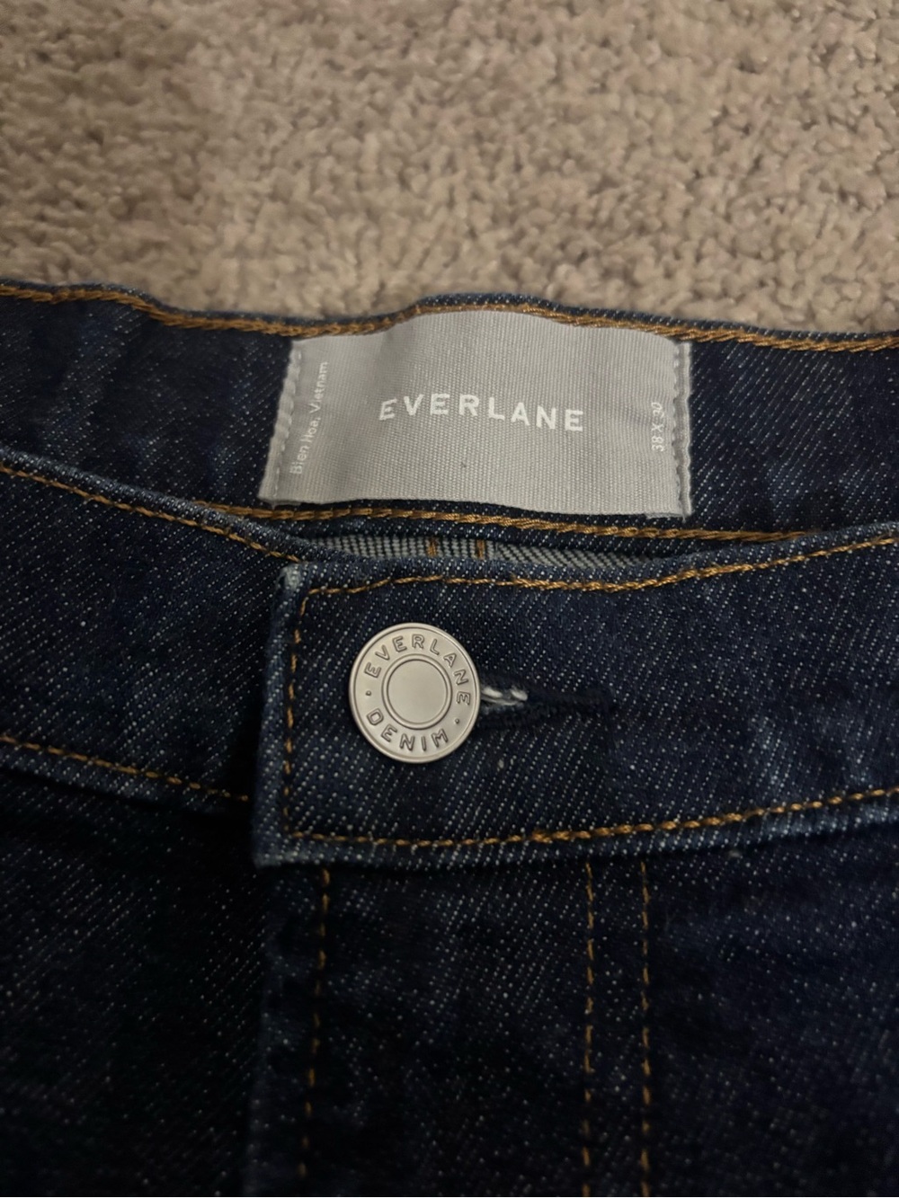Everlane Jeans Mens Size 38x30
Blue Straight Leg Business Casual - Picture 4 of 10